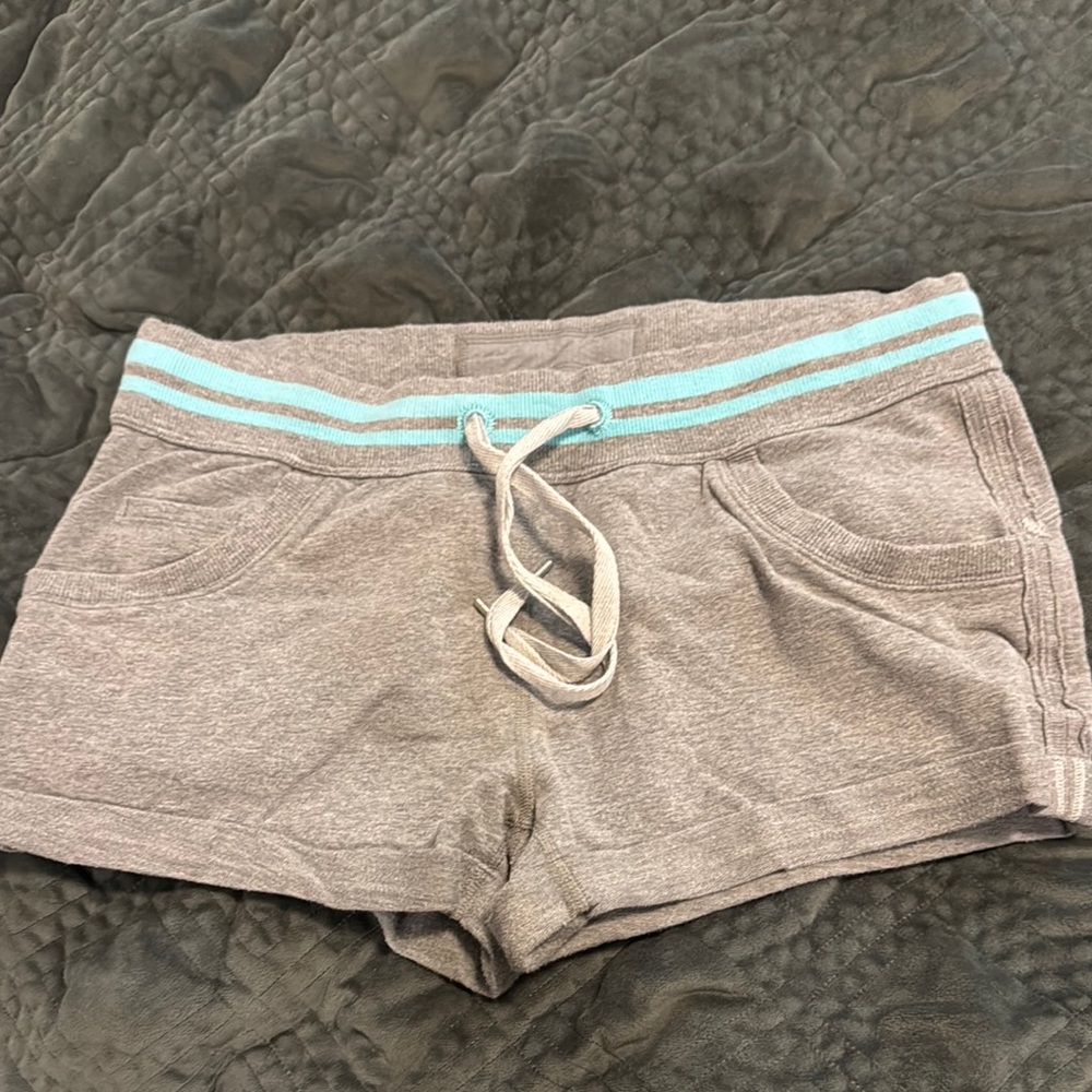 lululemon athletica Gray and Blue Athletic Shorts